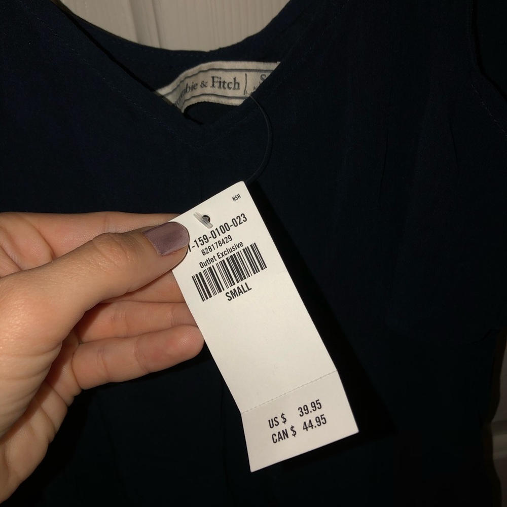 Abercrombie & Fitch Outlet Exclusive Navy Dress